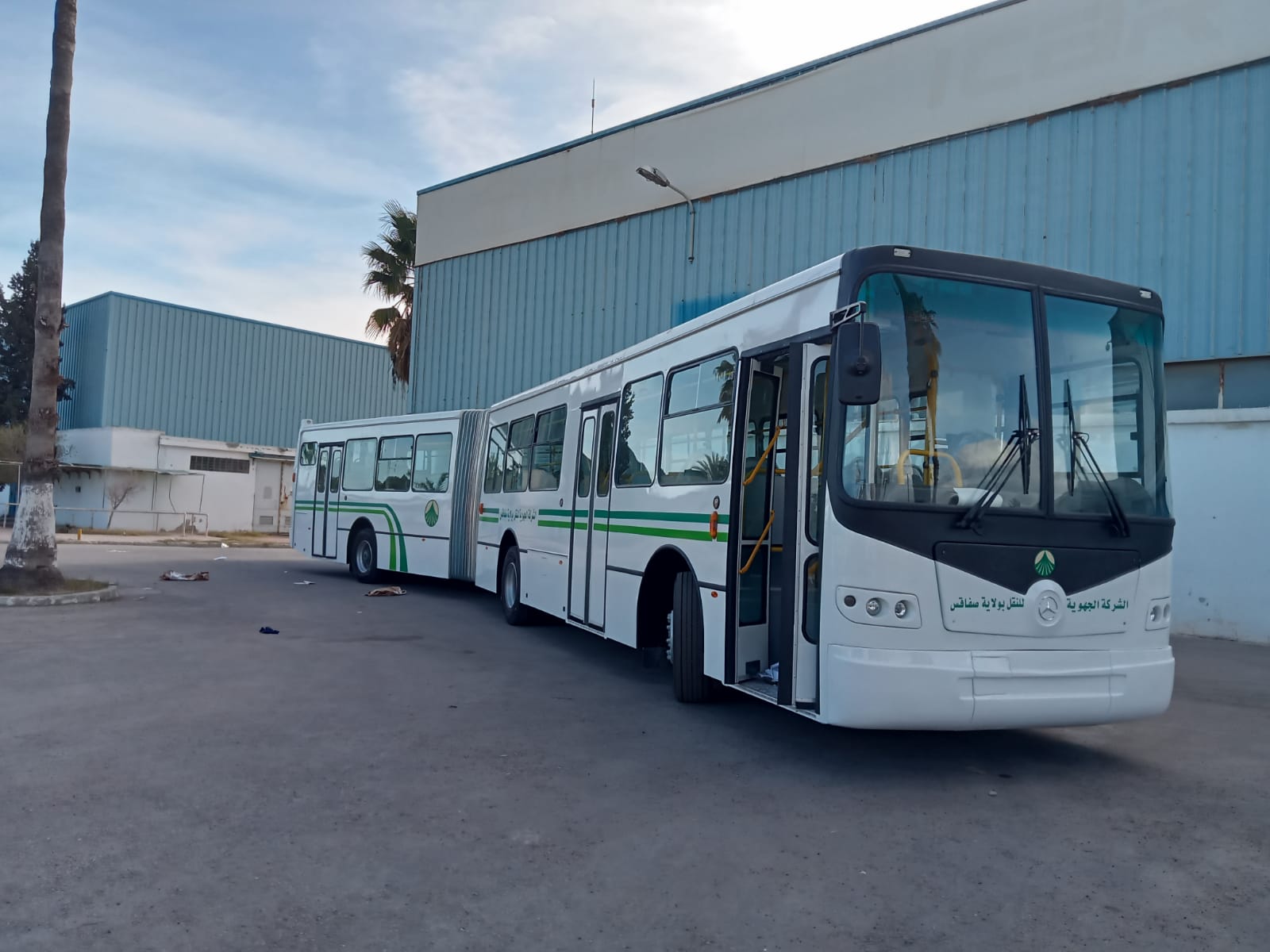 Delivery of 10 articulated buses to the Sfax regional transport company